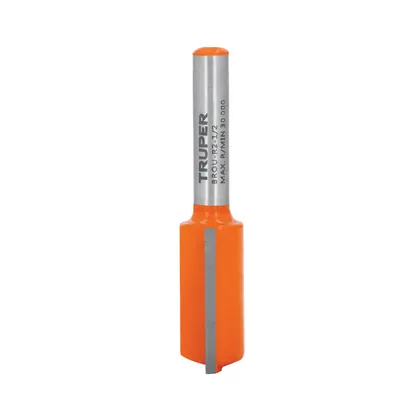 Broca para router, recta 2 filos, 1/2', TRUPER