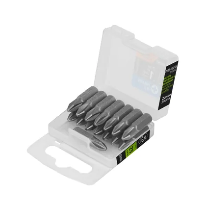 Estuche con 15 puntas de cruz PH2 largo 1', TRUPER EXPERT