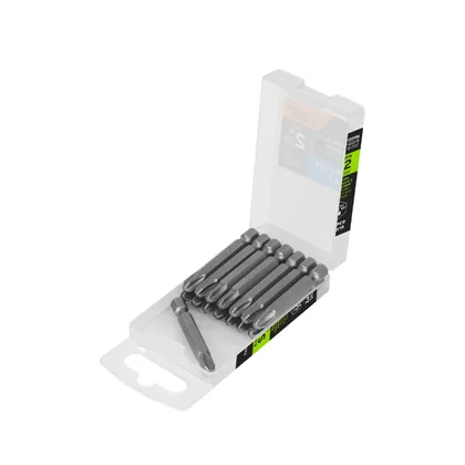 Estuche con 15 puntas de cruz PH3 largo 2', TRUPER EXPERT