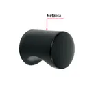 Perilla estilo 'Cilindro' acabado negro, HERMEX 2