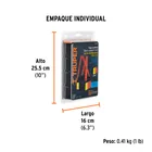 Faja lumbar naranja con cintas de alta visibilidad,EG,TRUPER 5