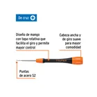 Desarmador de precisión de cruz PH000 mango ergonómico 2