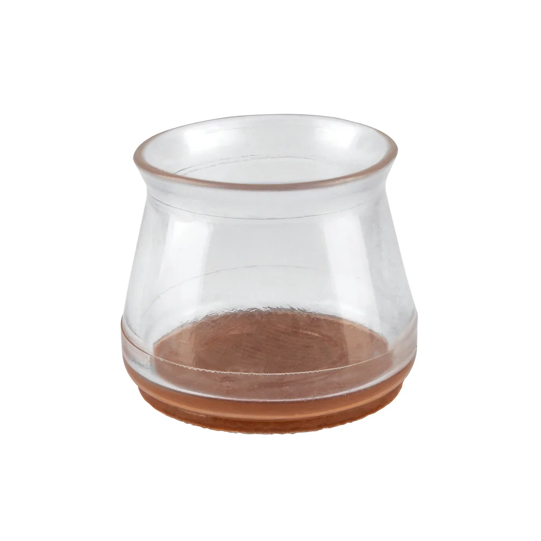 Caja con 24 protectores para patas de silla, transparente