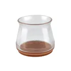 Caja con 24 protectores para patas de silla, transparente 1