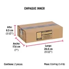 Caja con 24 protectores para patas de silla, transparente 6
