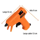 Pistola eléctrica de 15W para silicón de 5/16', 220V, TRUPER 3