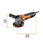 Esmeriladora angular 4-1/2', 1100W, TRUPER ERGO PRO 2