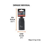 Dado largo de impacto de 1-3/16', 6 puntas, cuadro 3/4' 5