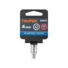 Dado de 4 mm, 12 puntas, cuadro 1/4', TRUPER 4