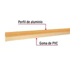 Guardapolvo fijo de 100 cm, dorado, HERMEX 2