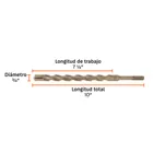 Broca SDS Plus 3/4 x 10', TRUPER 4