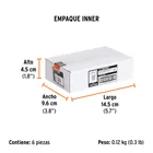 Conector 1/2' hembra de aluminio, TRUPER 5