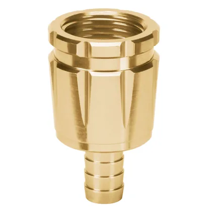 Conector 1/2' hembra robusto de aluminio, TRUPER