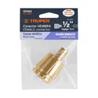 Conector 1/2' hembra robusto de aluminio, TRUPER 3