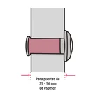 Mirilla de seguridad, 180°, lente de vidrio, latonado 5