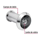 Mirilla de seguridad, 180°, lente de vidrio, cromo mate 2