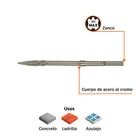 Cincel de punta SDS max de 16', TRUPER 5