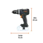 Rotomartillo 1/2', 20V, sin accesorios, MAX 3