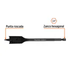 Broca plana de manita 3/4' para madera, TRUPER EXPERT 2