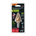 Broca escalonada titanio 10 escalones 1/4' a 1-3/8', EXPERT 4
