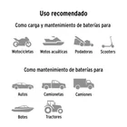 Cargador / mantenedor de 1 A para baterías de 6/12V, TRUPER 4