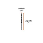 Broca con punta centradora para madera 5/32', TRUPER 3