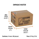 Broca con punta centradora para madera 3/16', TRUPER 7