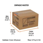 Broca con punta centradora para madera 7/32', TRUPER 7