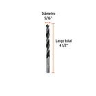 Broca con punta centradora para madera 5/16', TRUPER 3