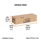 Broca con punta centradora para madera 1/2', TRUPER 6