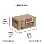 Pasador de barril de acero cromo 4', HERMEX 6