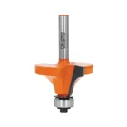 Broca para router, redondeado, 1-1/2' con balero, TRUPER 1