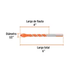 Broca multimaterial 1/2 x 6', TRUPER 3