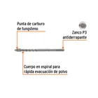 Broca para vidrio y azulejo 3/16', TRUPER EXPERT 2