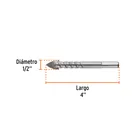 Broca para vidrio y azulejo 1/2', TRUPER EXPERT 3