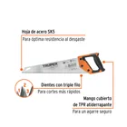 Serrucho Rapid 18', 7 DPP, mango Comfort grip, TRUPER 2