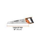 Serrucho Rapid 18', 7 DPP, mango Comfort grip, TRUPER 3