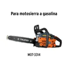 Carburador para motosierra a gasolina MOT-3314, TRUPER 2