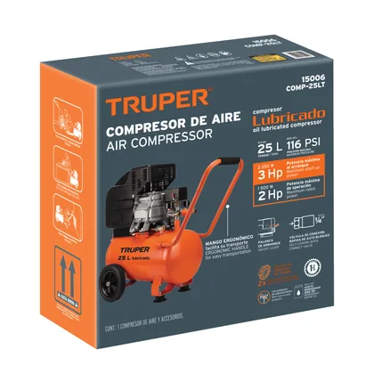 Caja de empaque de repuesto para COMP-25LT, TRUPER