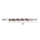 Broca HSS 15/32' Trusilver para metal, TRUPER 2