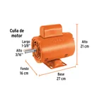 Motor eléctrico monofásico de 1/4 HP, baja velocidad, TRUPER 2