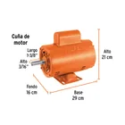 Motor eléctrico monofásico de 1/2 HP, baja velocidad, TRUPER 2