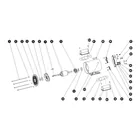 Motor eléctrico monofásico de 1/2 HP, baja velocidad, TRUPER 5