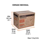 Motor eléctrico monofásico de 1/2 HP, alta velocidad, TRUPER 6