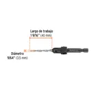 Broca avellanadora #6 para madera, 9/64', TRUPER 3