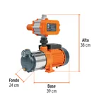 Bomba presurizadora multietapas 1 HP con control, TRUPER 3