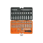 Juego de 54 herramientas cuadro 1/4' std y mm para mecánico 1
