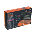 Juego de 54 herramientas cuadro 1/4' std y mm para mecánico 5