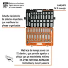 Juego de 83 herramientas cuadro 1/2' std y mm para mecánico 2