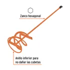 Revolvedor de pintura, 120mm de diámetro, TRUPER 2